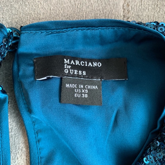 NWT✨ MARCIANO Alexi Sequin Wrap Dress - Picture 6 of 13